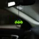 Acrylic Fluorescent Green Batman Car Premium Mirror Hanging