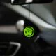 Acrylic Fluorescent Green Hulk Car Premium Mirror Hanging