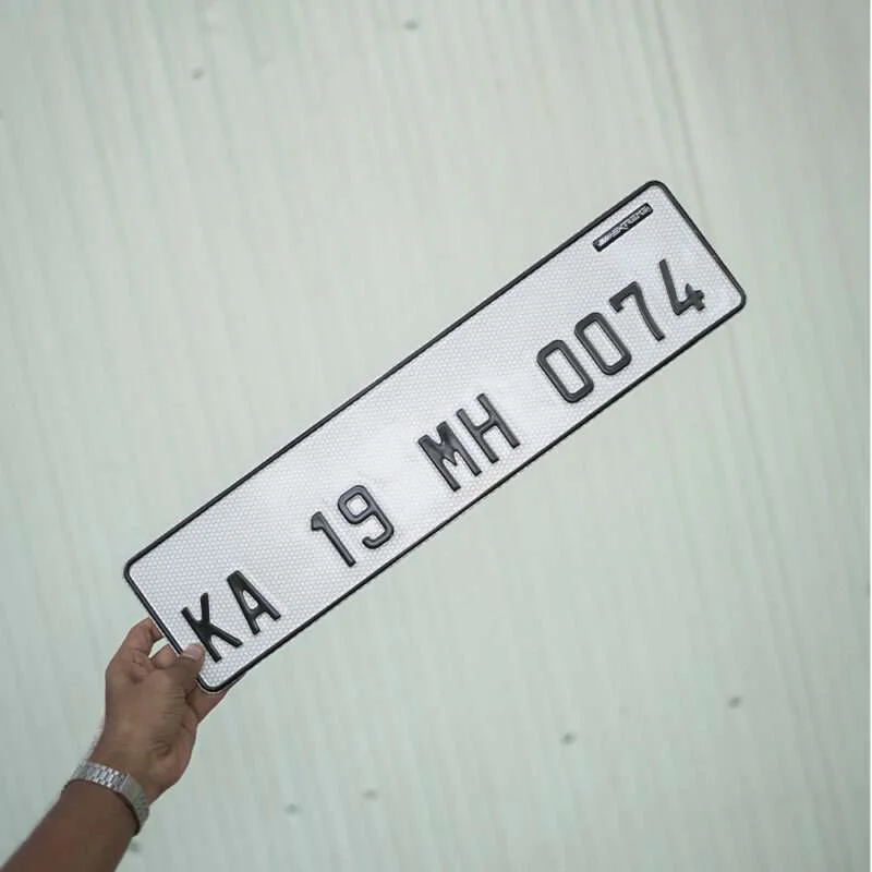 Customized Extreme Xtreme Honey Comb Car Aluminum Punching Number Plate For All Cars