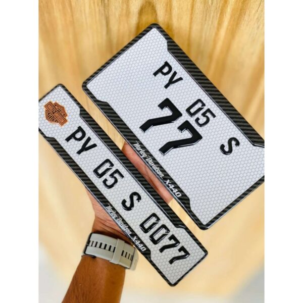 Harley-Davidson X440 Bike Gel Number Plates