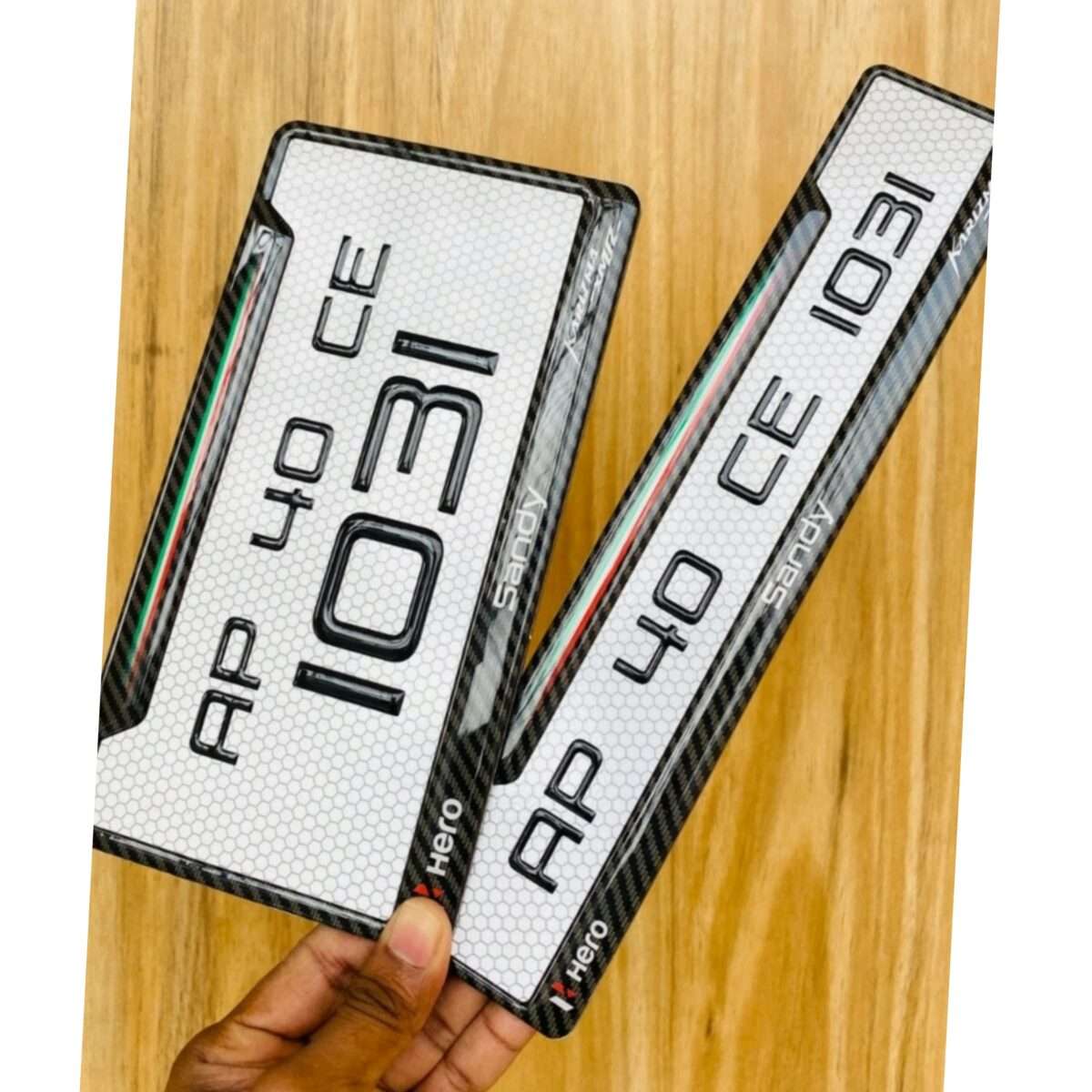 Hero Karizma XMR Bike Gel Number Plates