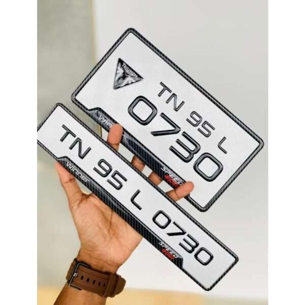 Triumph Speed 400 Bike Gel Number Plates