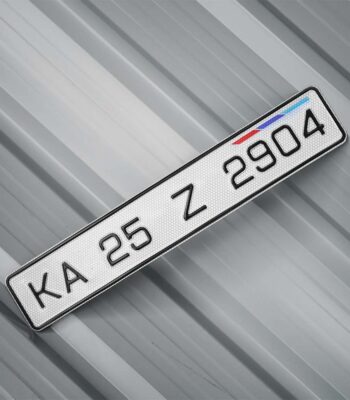 Euro Honey Comb BMW Aluminium Punching Number Plates For All Cars