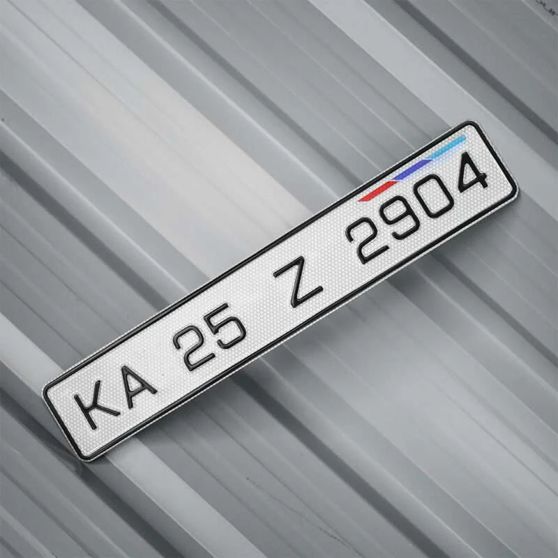 Euro Honey Comb BMW Aluminium Punching Number Plates For All Cars