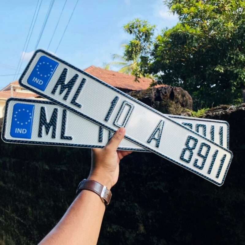 Extreme Xtreme Traffic Aluminium Punching Number Plates For All Cars