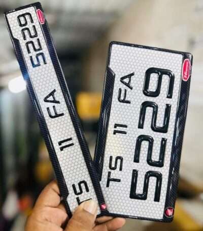 Honda Hness CB350 Gel Number Plates