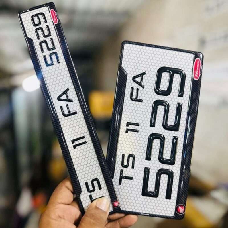 Honda Hness CB350 Gel Number Plates