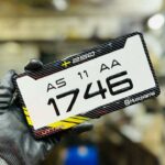 Husqvarna Gel Number Plates