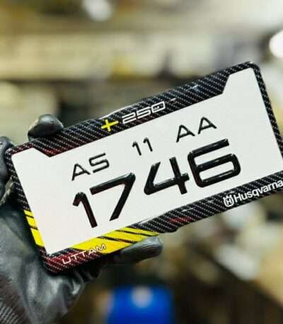 Husqvarna Gel Number Plates