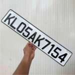 Rally Aluminium Edition Car Number Plates For All Car Models