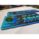 Royal Enfield Shotgun Twin 650 Special Edition Acrylic Number Plates For All Motorcycles Bikes (3)