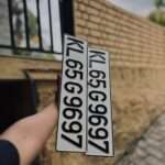 Speed X Big B Aluminium Punching Number Plates For All Car Models (4)