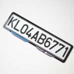 Customized Acrylic Number Plate Frames For All Cars (2)