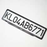Customized Jeep Acrylic Number Plate Frames (2)