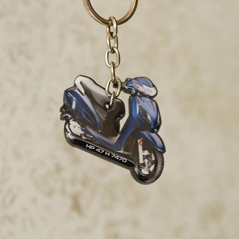 Honda Activa 6G Decent Blue Keychain