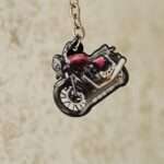 Honda Hness CB350 Precious Red Metallic Keychain