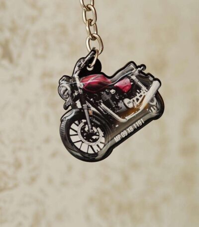 Honda Hness CB350 Precious Red Metallic Keychain
