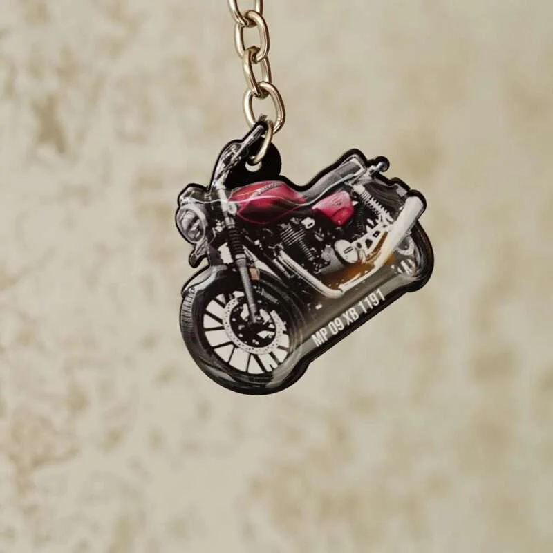 Honda Hness CB350 Precious Red Metallic Keychain