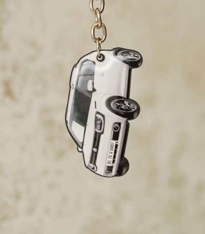 Maruti Suzuki Ignis Pearl Arctic White Keychain