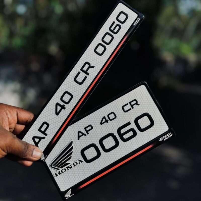 Honda Dio 125 Scooter Gel Number Plates