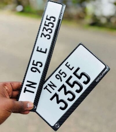 Royal Enfield Himalayan 411 450 Bike Gel Number Plates