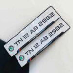 Skoda Rapid Gel Number Plates