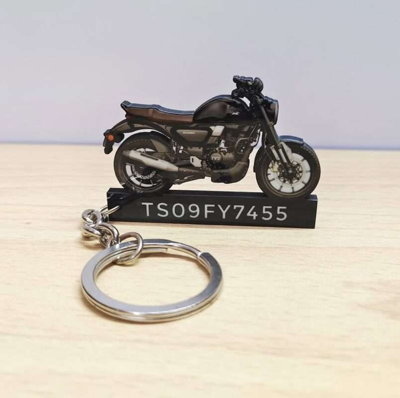 TVS Ronin Lightning Black Keychain