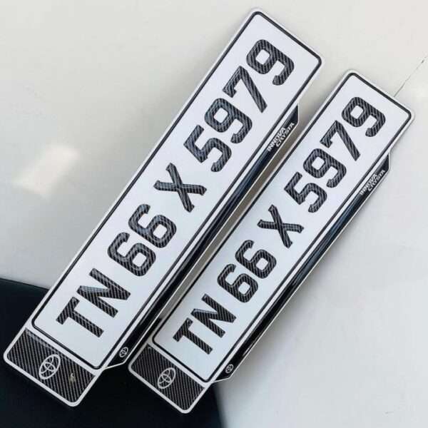 Toyota Innova Crysta Gel Number Plates