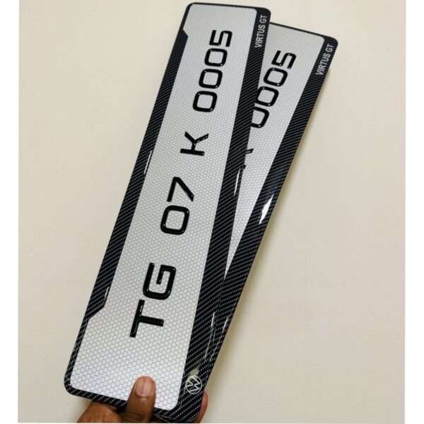 Volkswagen Virtus GT Car Gel Number Plates
