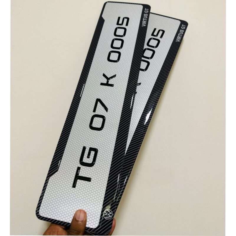 Volkswagen Virtus GT Car Gel Number Plates