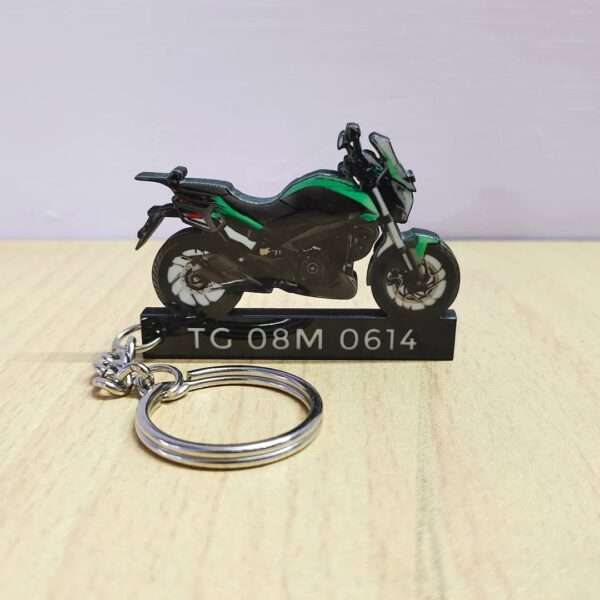 Bajaj Dominar 400 Aurora Green Keychain