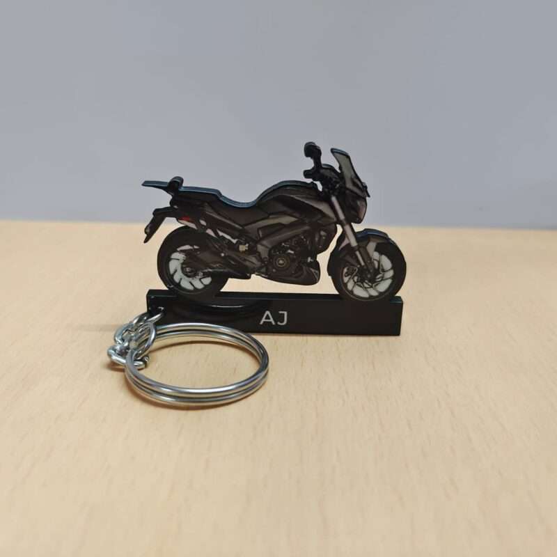 Bajaj Dominar 400 Charcoal Black Keychain