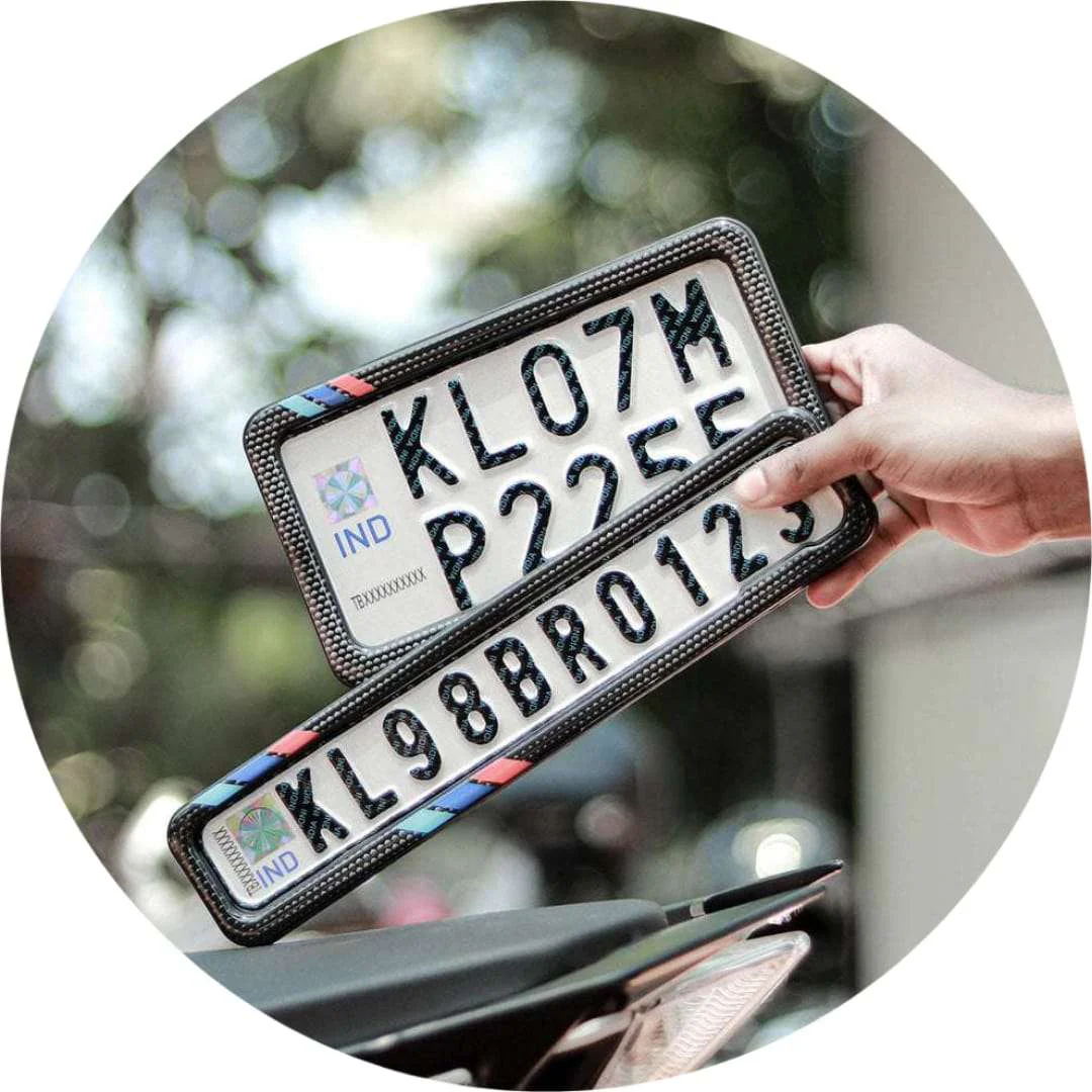 Bike Number Plate Frames