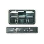 Black Gel Frame For Bike Number Plates (2)