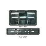 Black Gel Frame For Bike Number Plates (4)