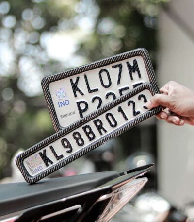 Black Gel Frame For Bike Number Plates