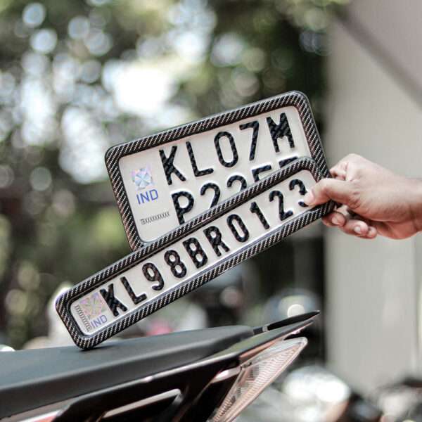 Black Gel Frame For Bike Number Plates