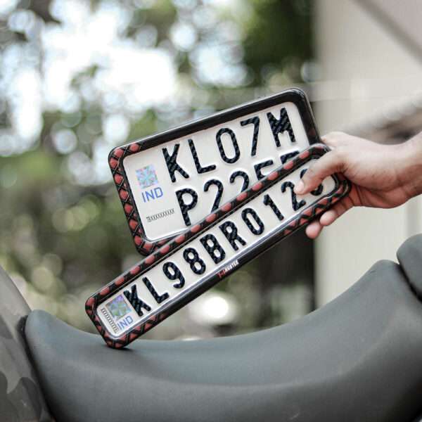 Customized Gel Frame For Bike Number Plates