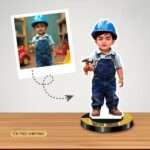Engineer Boy Mini Me Caricature