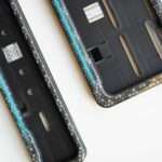 Ocean Blue Gel Frame For Bike Number Plates (3)