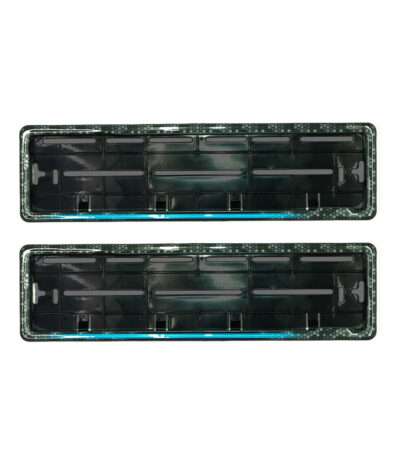 Ocean Blue HSRP Gel Frame For Car Number Plates