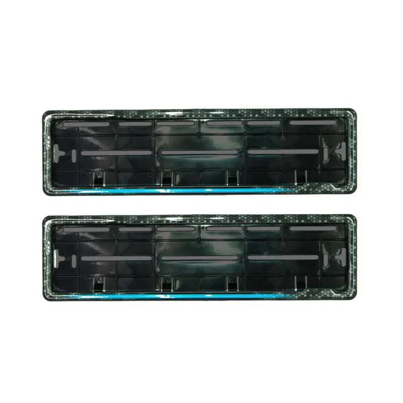 Ocean Blue HSRP Gel Frame For Car Number Plates