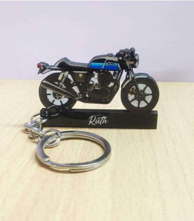 Royal Enfield Continental GT 650 Slipstream Blue Keychain