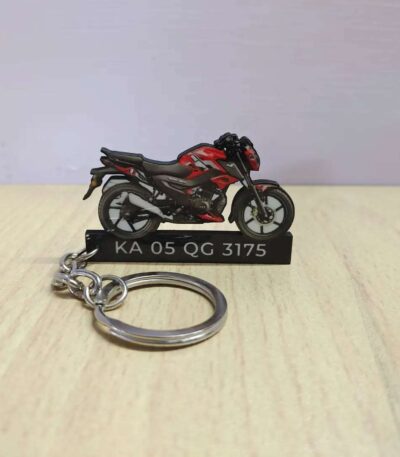 TVS Raider 125 Iron Man Keychain