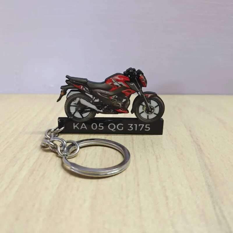 TVS Raider 125 Iron Man Keychain