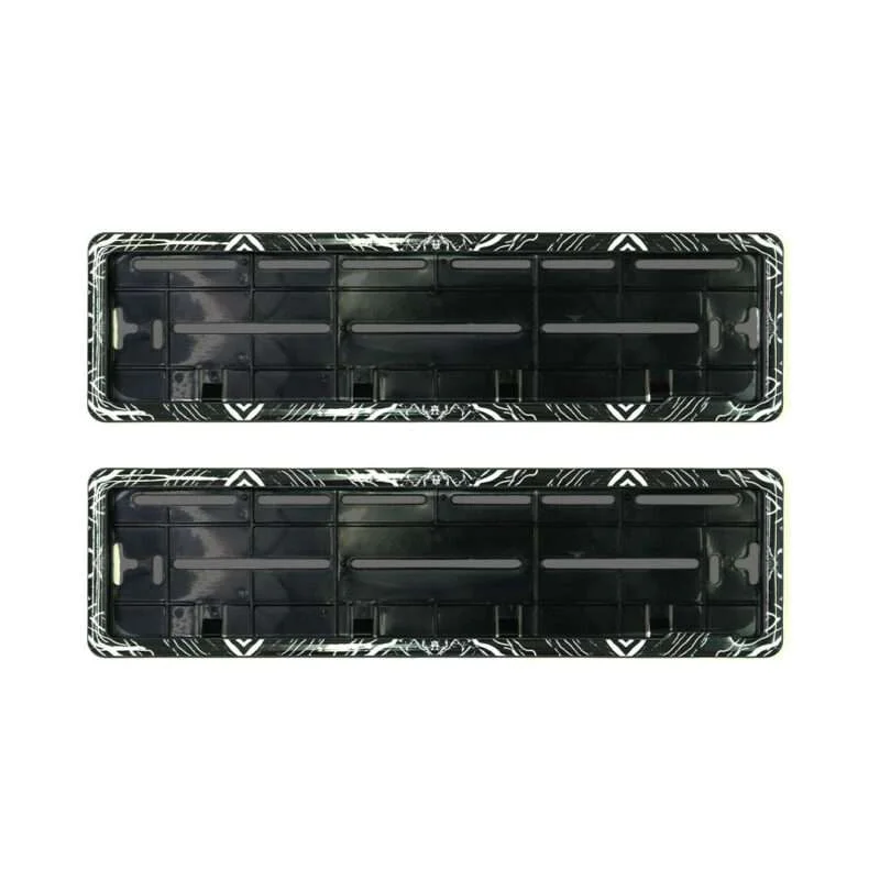 Zebra Granite HSRP Gel Frame For Car Number Plates