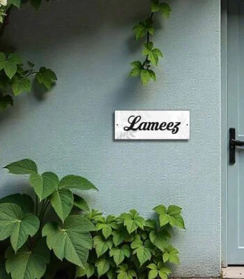 Acrylic Name Board With Clear Print