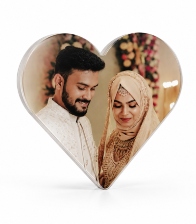 Heart Shape UV Photo Frame - 12 x 12 Inch