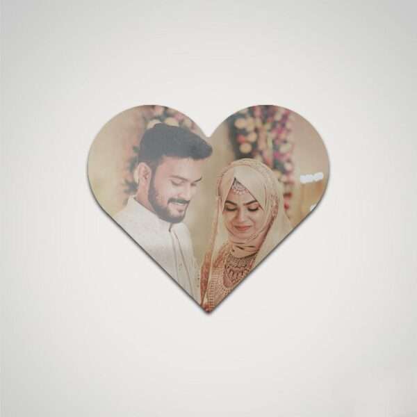 Heart Shape UV Photo Frame - 12 x 12 Inch