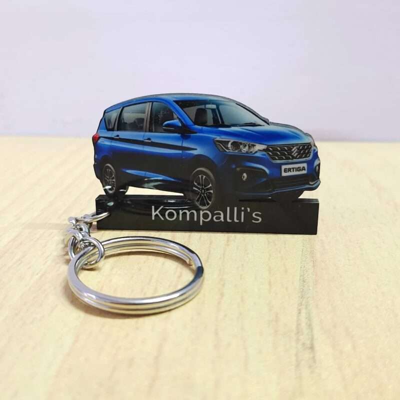 Maruti Suzuki Ertiga Pearl Metallic Oxford Blue Keychain